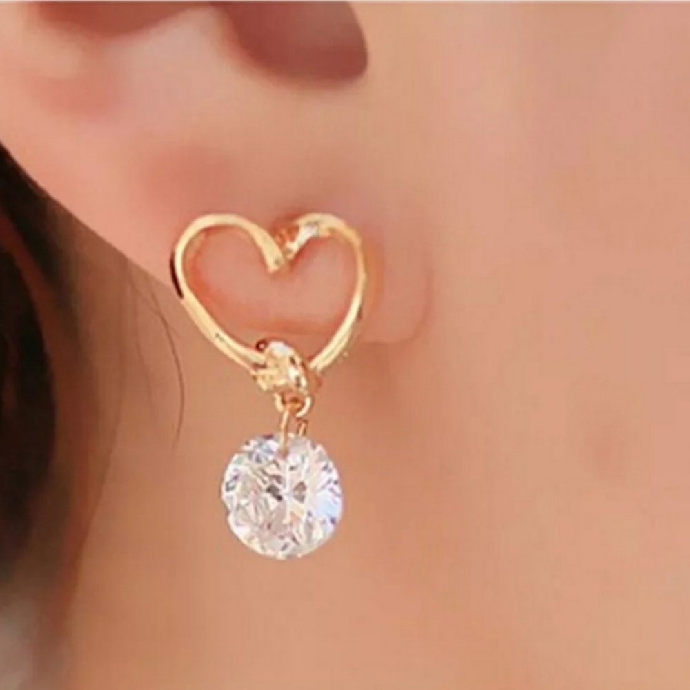 Heart Dangle Earrings